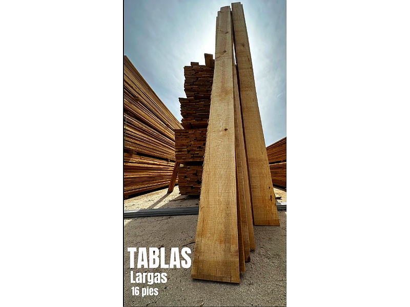 Tablas largas de madera México