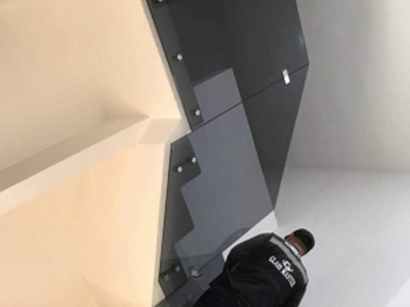 Barandal Escalera vidrio templado México 