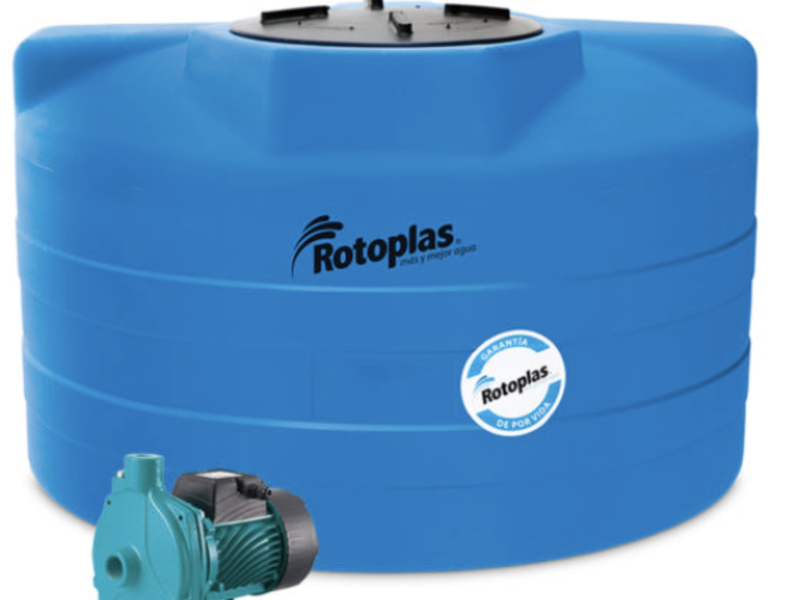 Cisterna Rotoplas con BOMBA Kibe México