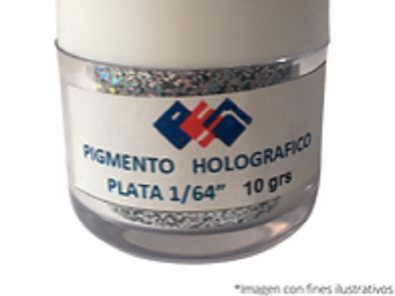 Pigmento Holográfico plata Pinturas