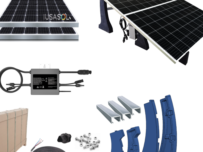 Kit fotovoltaico KI-600 CDMX IUSASOL