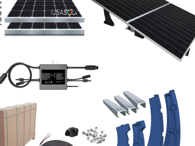 Kit fotovoltaico KI-900 CDMX IUSASOL