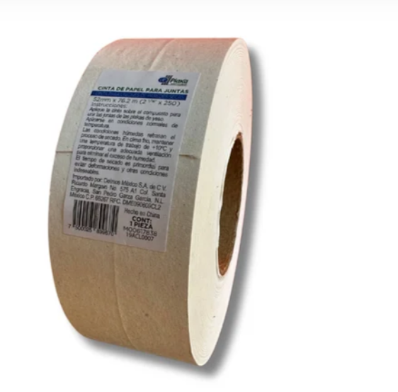 Plaka cinta de papel 76.2 m rollo México