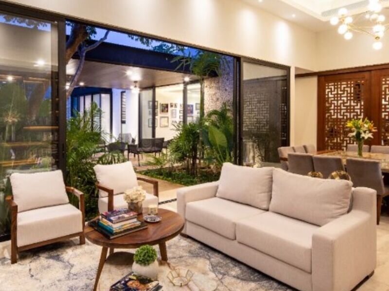 Sistema de ventanas plegables en Merida
