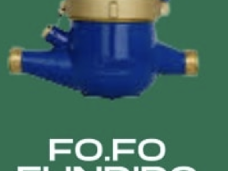 Medidor de Agua azul FO.FO Fundido México