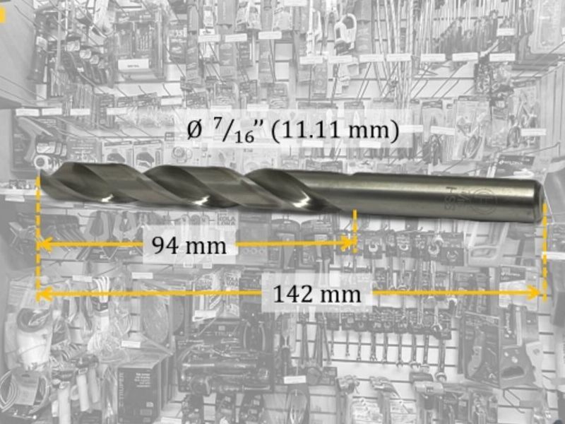 Broca helicoidal HSS G 7/16″ Guadalajara