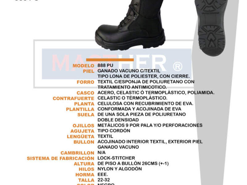 Bota de seguridad Doble densidad Guanajuato 