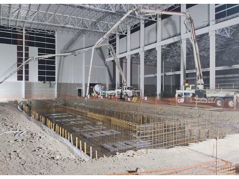 Colado de losa y muros de concreto México