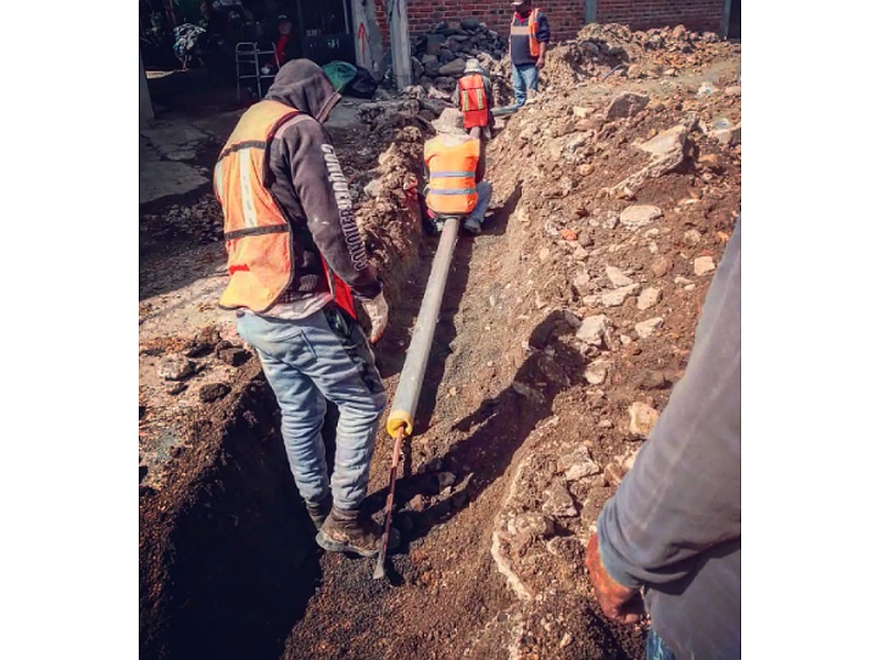 Instalación de Tubería Galvanizada para línea Hidráulica México