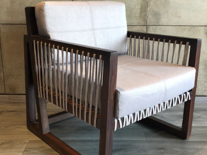 Sillón acolchado estilo Versalles  CDMX