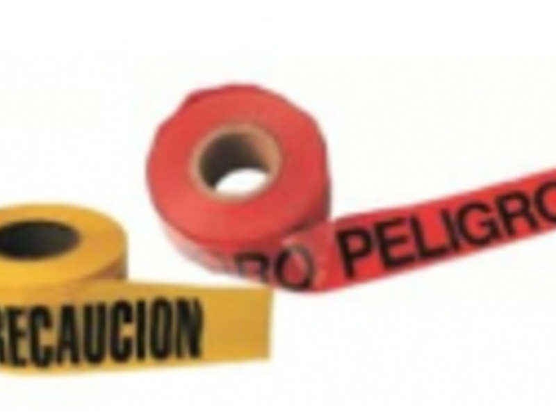 Cinta de precaución y peligro Juárez