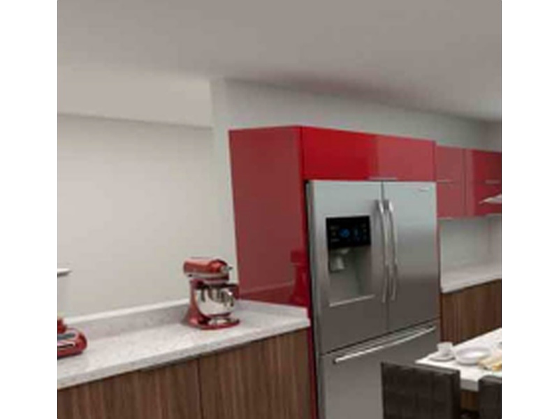 Mesón de granito en color beige México AVANTI COCINAS