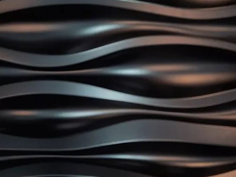 Panel 3D Dunas Negro CDMX