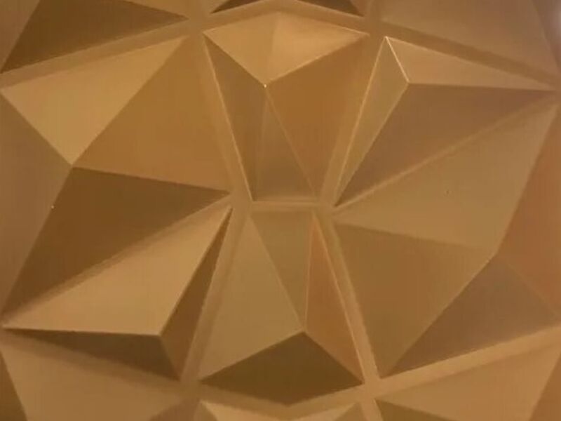 Panel 3D Rocas Dorada CDMX