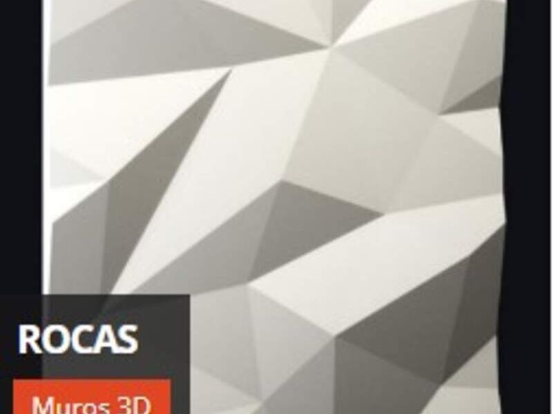 Panel 3D Rocas CDMX