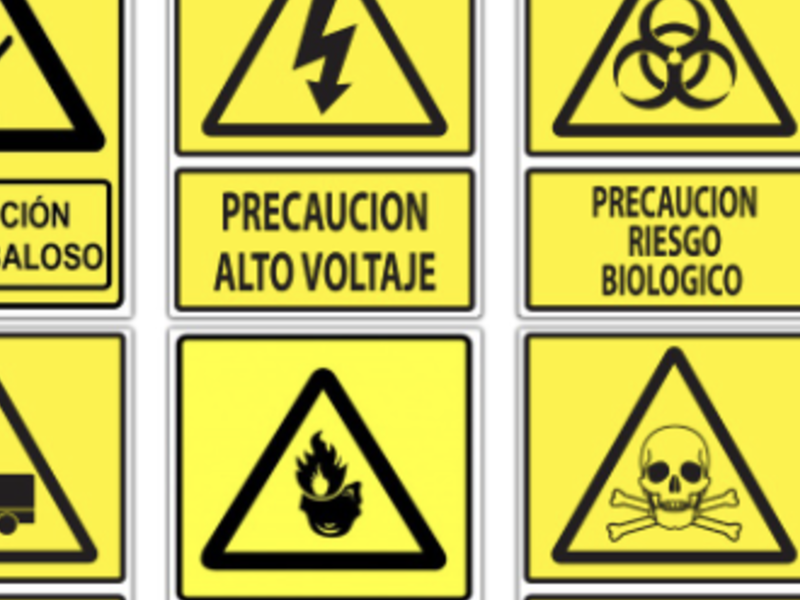 Señalización de precautoria México