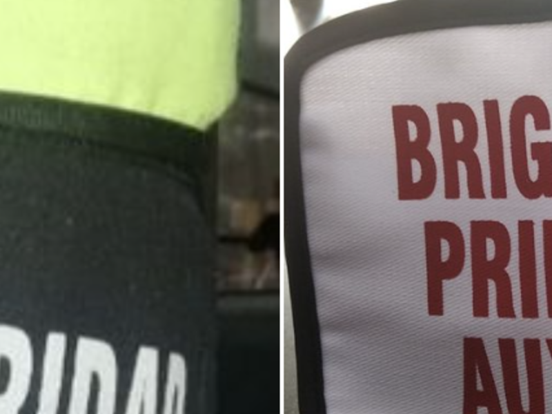 BRAZALETE  PARA  BRIGADISTA MÉXICO