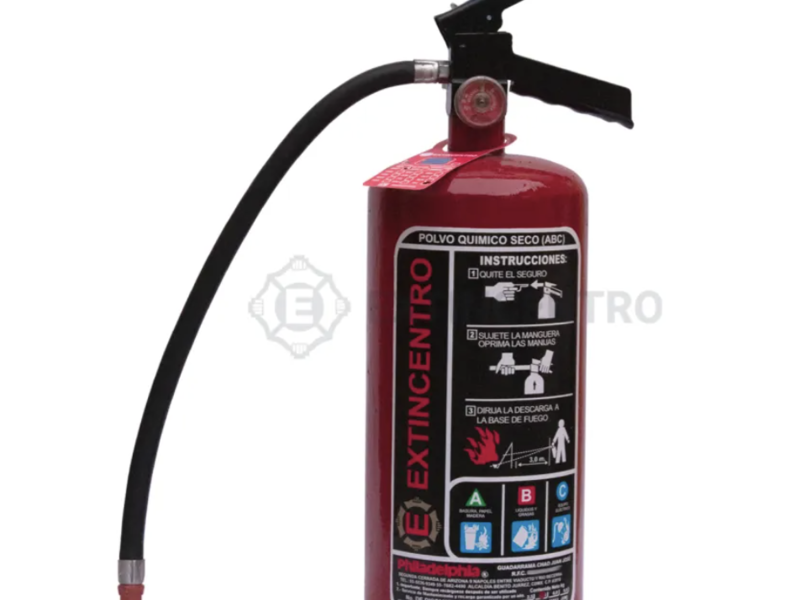 Extintor a base de Polvo 2.5 KG México