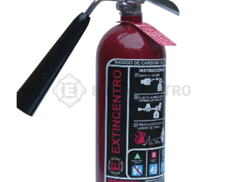 Extintor de Dióxido de Carbono 4.5 kg México