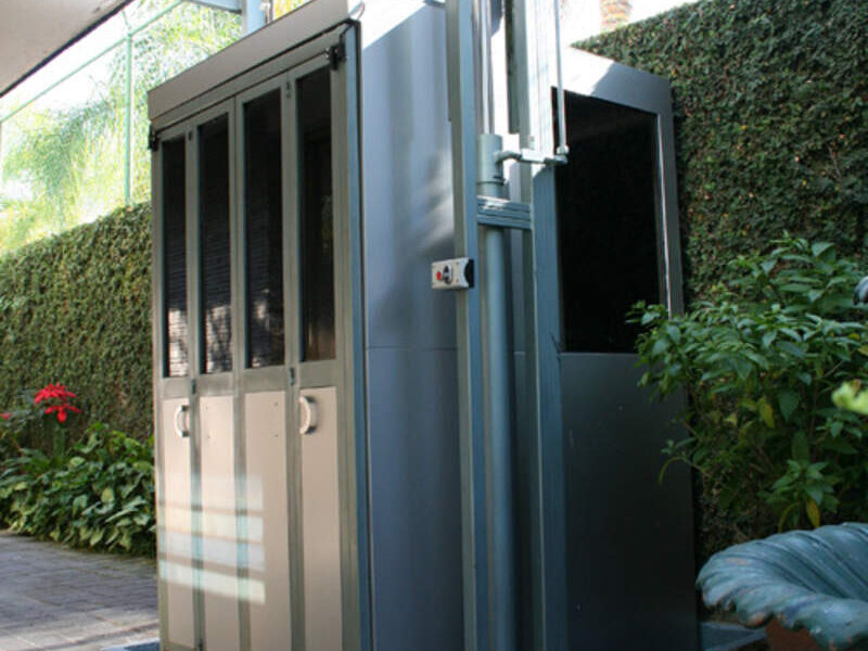 Elevador de acero para pasajeros en México