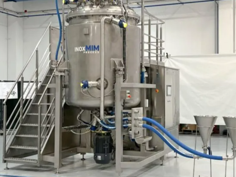 Reactor con agitación contrarrotación