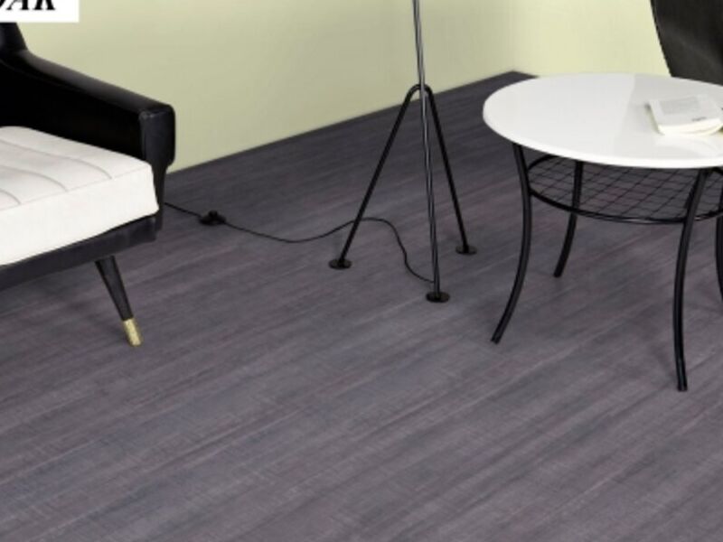 Piso Laminado Impermeable Dark Grey 