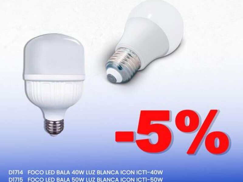 Foco luz blanca Jalisco Decofe