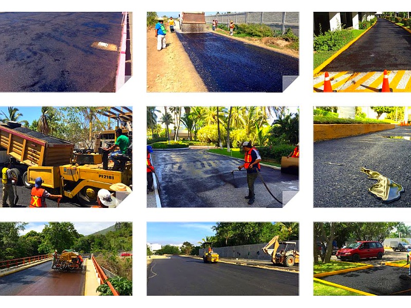 pavimentaciones y trabajos con asfalto. MEXICO