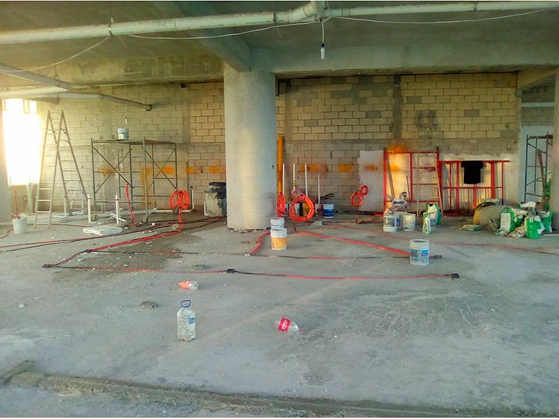 Construcción de parqueaderos México