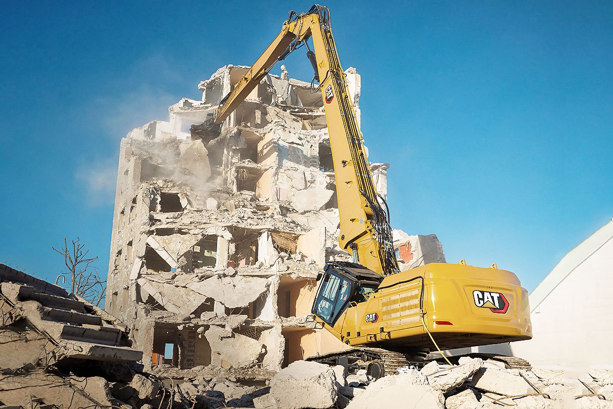 Excavadoras Demolición México Caterpillar Acuna