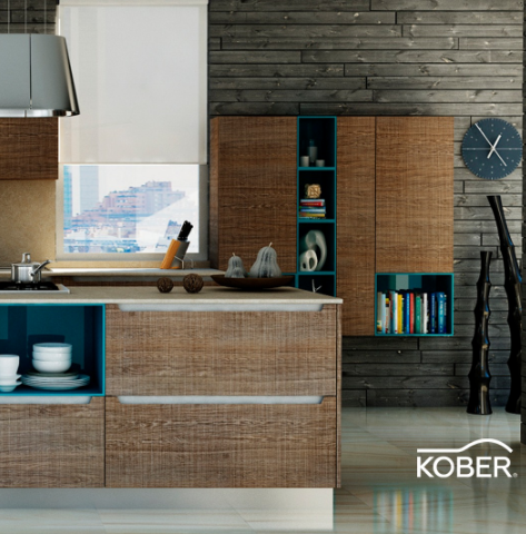 Mueble cocina de madera México WORLD KOBER Monterrey