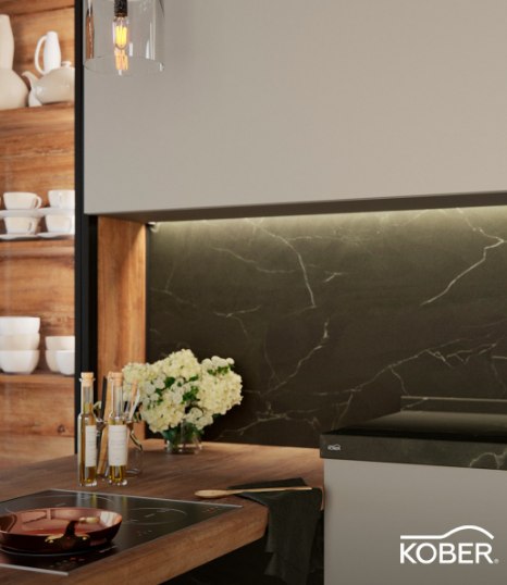 Mueble cocina de mármol México WORLD KOBER Monterrey
