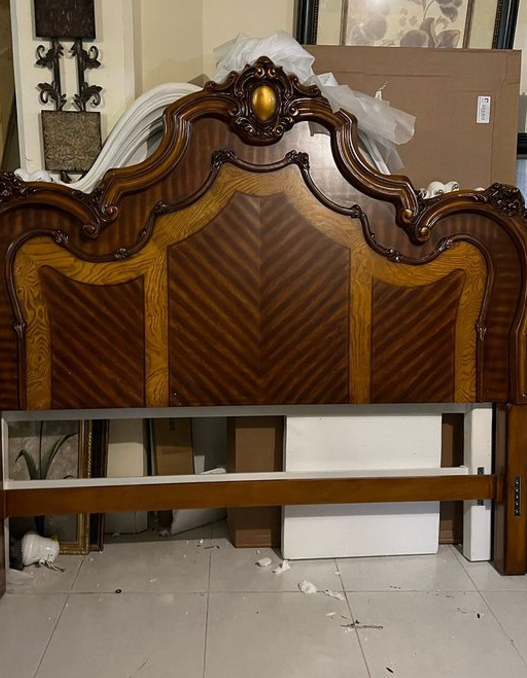 Cabecera king size Acabado en Roble México