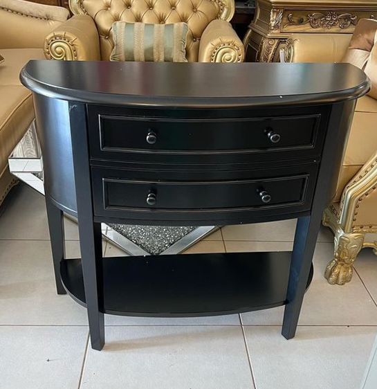 Credenza de media luna con dos cajones México