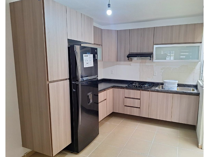 cocina Melamina color precompuesto ceniza México Cocinas integrales JD