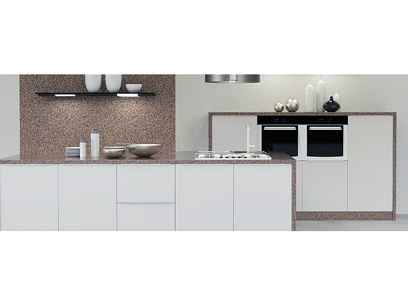 cocina alto brillo blanco México Fabrica De Cocinas Integrales
