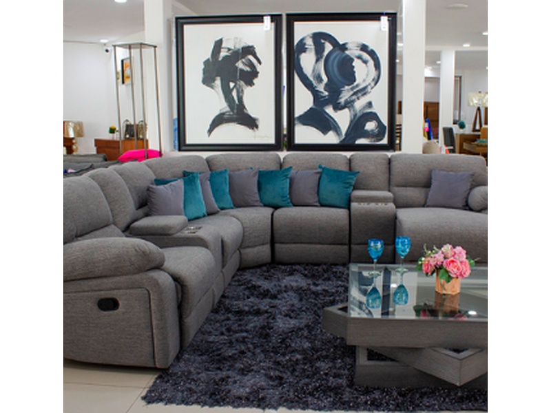 juego de sala color plomo México Muebles MARYAL HEB 57