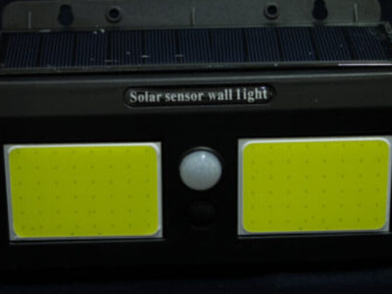 Doble lampara solar exterior México
