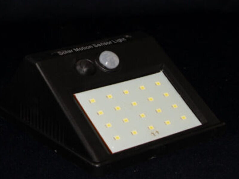 Lampara solar sensor de movimiento México