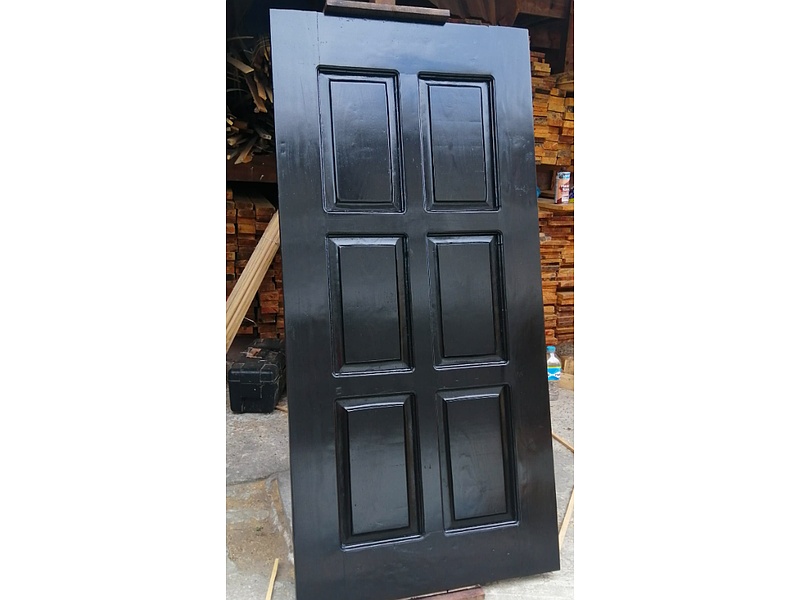 Puerta de madera negra Mexico Maderas Aserradas Tampico
