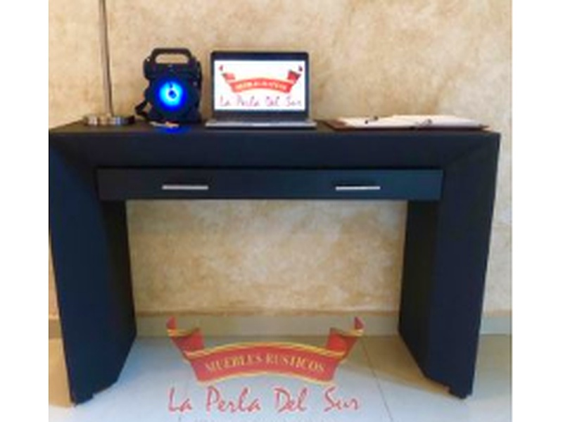 Escritorio de aluminio negro México MUEBLES LA PERLA DEL SUR