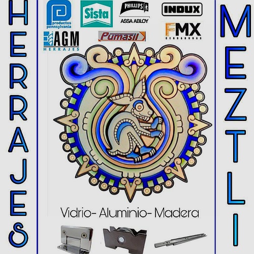 Herrajes para Aluminio, Madera y Cristal Meztli