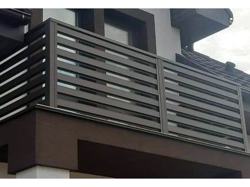 Barrandares de acero para balcones de hoteles México Alutec Aluminio & Acero