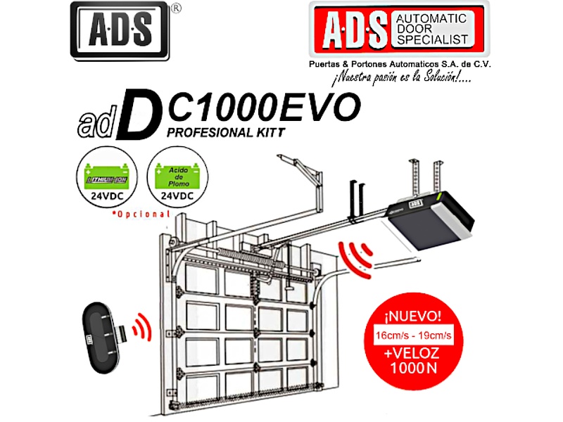 Abrepuertas Residencial DC1000EVO, Veracruz