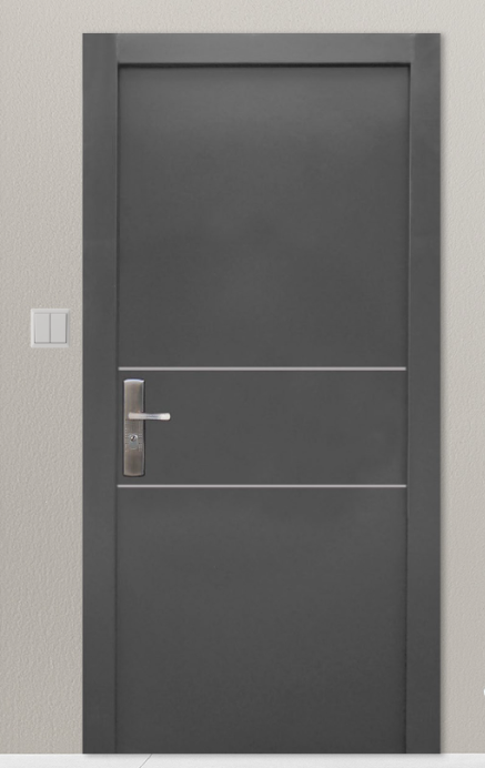Puerta Gris para Bodega México