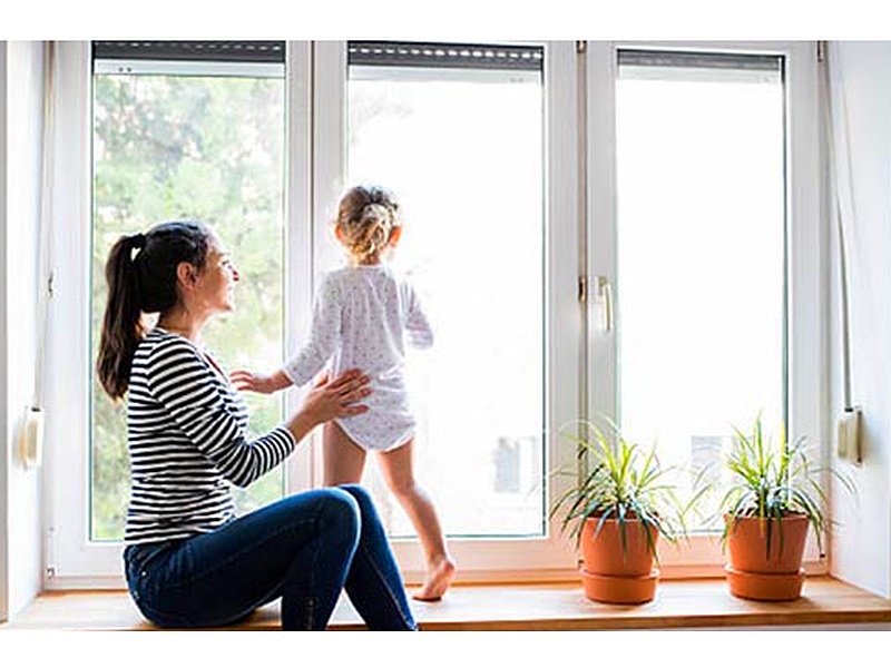 Ventana de pvc blanco México
