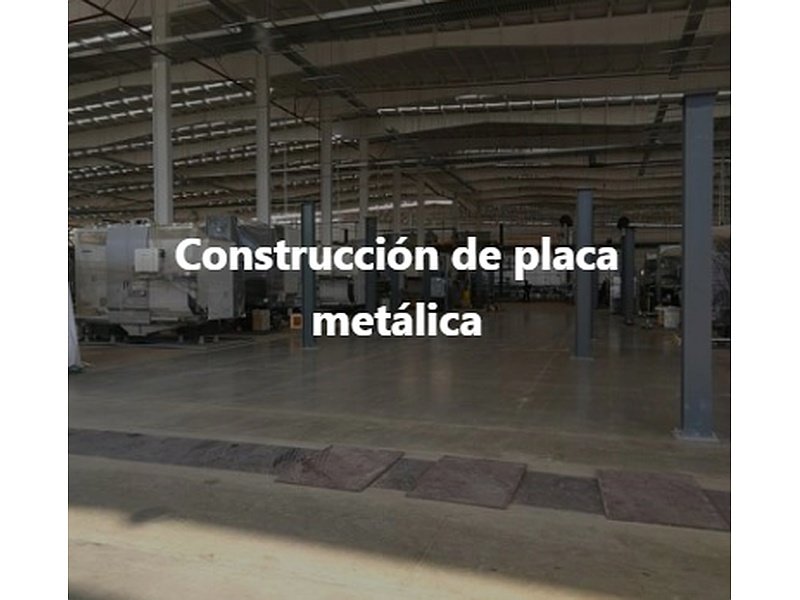 Construccion placa metalica Privada Continental