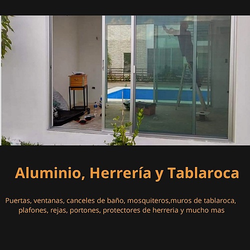 Aj Aluminio Tablaroca y Herreria