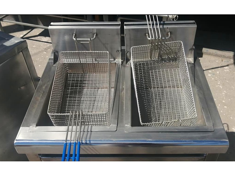 Freidora doble de Acero Inoxidable México