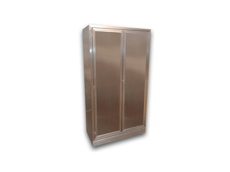 Gabinete de acero inoxidable de 2 puertas, cdmx